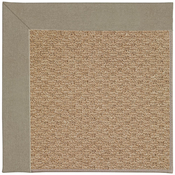 Capel Rugs Creative Concepts - Customizable Indoor/Outdoor Zoe Collection Rugs For Unique Style & Durability Canvas Taupe 100% Olefin Base W,Border 1992rs07091000737