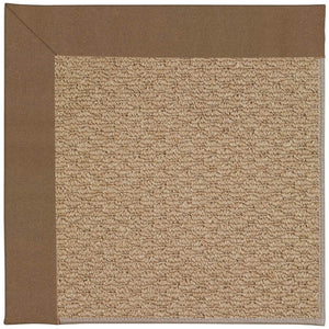 Capel Rugs Creative Concepts - Customizable Indoor/Outdoor Zoe Collection Rugs For Unique Style & Durability Canvas Cocoa 100% Olefin Base W,Border 1992gs0709747