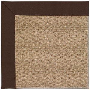 Capel Rugs Creative Concepts - Customizable Indoor/Outdoor Zoe Collection Rugs For Unique Style & Durability Canvas Bay Brown 100% Olefin Base W,Border 1992gs0709787