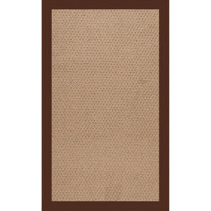 Capel Rugs Creative Concepts - Customizable Indoor/Outdoor Zoe Collection Rugs For Unique Style & Durability Canvas Bay Brown 100% Olefin Base W,Border 1992rs07090709787