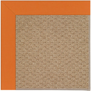 Capel Rugs Creative Concepts - Customizable Indoor/Outdoor Zoe Collection Rugs For Unique Style & Durability Canvas Tangerine 100% Olefin Base W,Border 1992rs07091000815