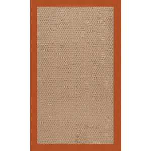 Capel Rugs Creative Concepts - Customizable Indoor/Outdoor Zoe Collection Rugs For Unique Style & Durability Canvas Rust 100% Olefin Base W,Border 1992rs07091000837
