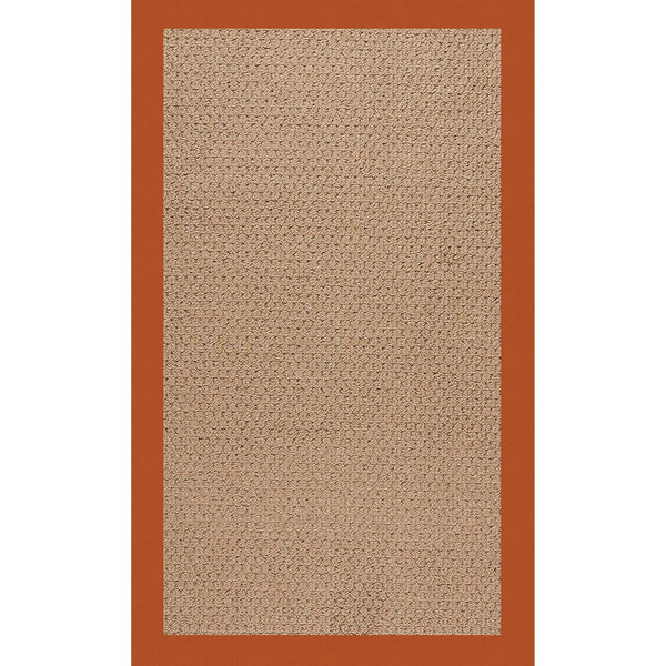 Capel Rugs Creative Concepts - Customizable Indoor/Outdoor Zoe Collection Rugs For Unique Style & Durability Canvas Rust 100% Olefin Base W,Border 1992rs07091000837