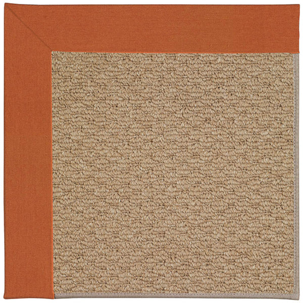 Capel Rugs Creative Concepts - Customizable Indoor/Outdoor Zoe Collection Rugs For Unique Style & Durability Canvas Rust 100% Olefin Base W,Border 1992rs07091000837