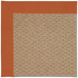 Capel Rugs Creative Concepts - Customizable Indoor/Outdoor Zoe Collection Rugs For Unique Style & Durability Canvas Rust 100% Olefin Base W,Border 1992rs07090709837