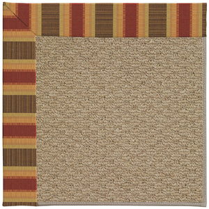 Capel Rugs Creative Concepts - Customizable Indoor/Outdoor Zoe Collection Rugs For Unique Style & Durability Dimone Sequoia 100% Olefin Base W,Border 1992gs0709848