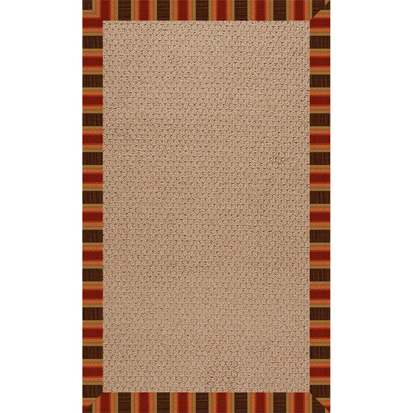 Capel Rugs Creative Concepts - Customizable Indoor/Outdoor Zoe Collection Rugs For Unique Style & Durability Dimone Sequoia 100% Olefin Base W,Border 1992rs07090709848