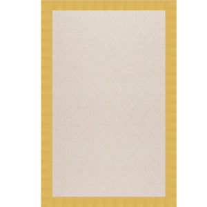 Capel Rugs Creative Concepts - Customizable Indoor/Outdoor Rugs With Fade & Stain Resistance For Lasting Beauty Canvas Canary 100% Olefin Base W,Border 1993rs07090709137