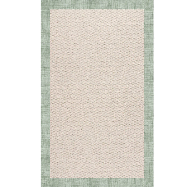 Capel Rugs Creative Concepts - Customizable Indoor/Outdoor Rugs With Fade & Stain Resistance For Lasting Beauty Rave Spearmint 100% Olefin Base W,Border 1993ns02060800221