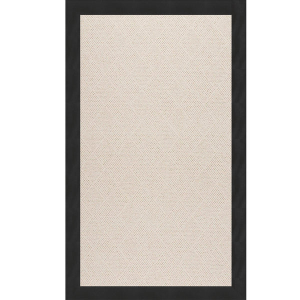 Capel Rugs Creative Concepts - Customizable Indoor/Outdoor Rugs With Fade & Stain Resistance For Lasting Beauty Canvas Black 100% Olefin Base W,Border 1993rs03000500314