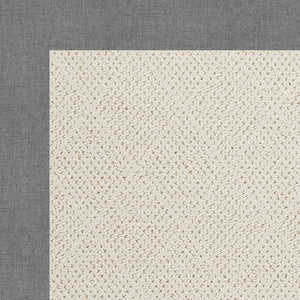 Capel Rugs Creative Concepts - Customizable Indoor/Outdoor Rugs With Fade & Stain Resistance For Lasting Beauty Canvas Slate 100% Olefin Base W,Border 1993gs0400372