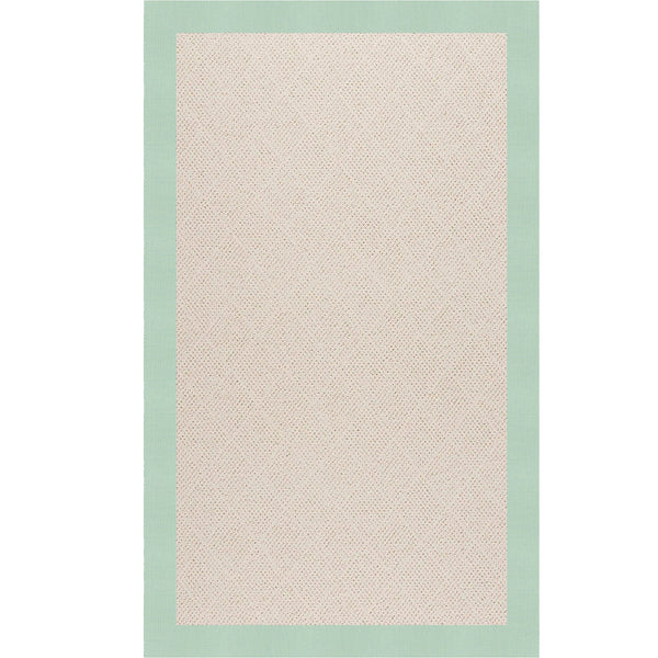 Capel Rugs Creative Concepts - Customizable Indoor/Outdoor Rugs With Fade & Stain Resistance For Lasting Beauty Canvas Spa Blue 100% Olefin Base W,Border 1993rs03000500427