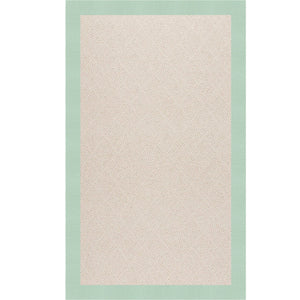 Capel Rugs Creative Concepts - Customizable Indoor/Outdoor Rugs With Fade & Stain Resistance For Lasting Beauty Canvas Spa Blue 100% Olefin Base W,Border 1993rs00240036427