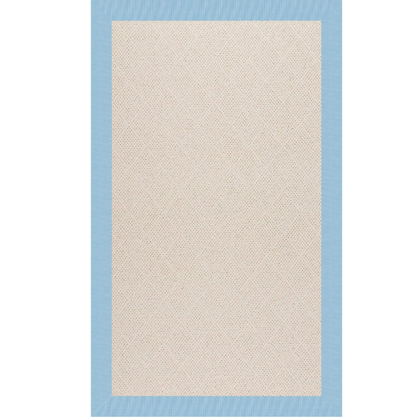 Capel Rugs Creative Concepts - Customizable Indoor/Outdoor Rugs With Fade & Stain Resistance For Lasting Beauty Canvas Air Blue 100% Olefin Base W,Border 1993rs07090709437