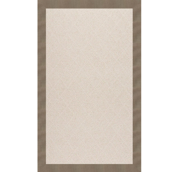 Capel Rugs Creative Concepts - Customizable Indoor/Outdoor Rugs With Fade & Stain Resistance For Lasting Beauty Canvas Taupe 100% Olefin Base W,Border 1993rs07091000737