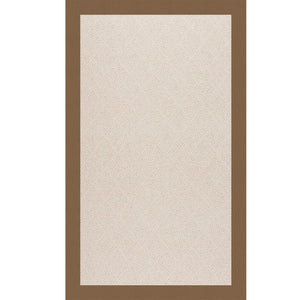 Capel Rugs Creative Concepts - Customizable Indoor/Outdoor Rugs With Fade & Stain Resistance For Lasting Beauty Canvas Cocoa 100% Olefin Base W,Border 1993rs07091000747