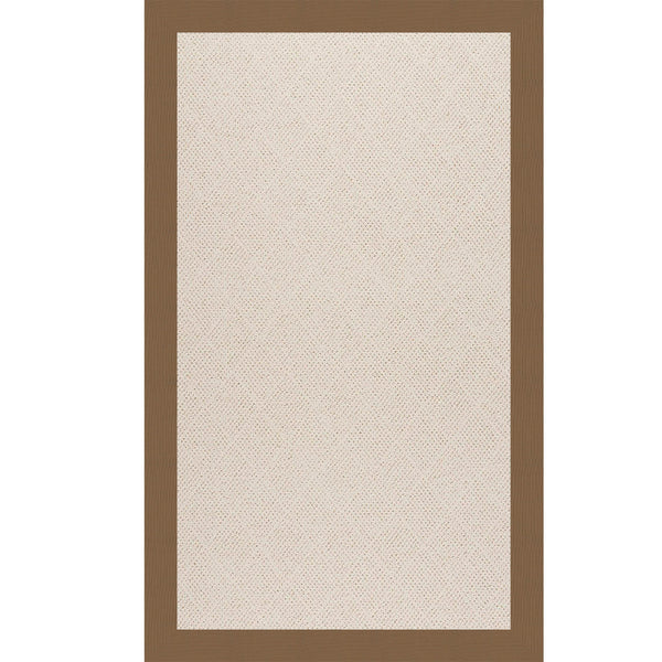 Capel Rugs Creative Concepts - Customizable Indoor/Outdoor Rugs With Fade & Stain Resistance For Lasting Beauty Canvas Cocoa 100% Olefin Base W,Border 1993rs03000500747