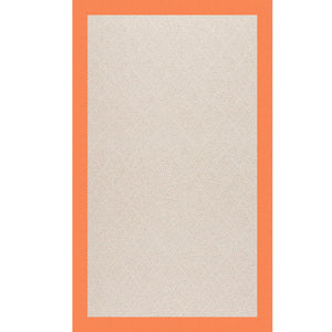 Capel Rugs Creative Concepts - Customizable Indoor/Outdoor Rugs With Fade & Stain Resistance For Lasting Beauty Canvas Tangerine 100% Olefin Base W,Border 1993rs07091000815
