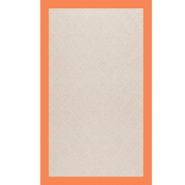 Capel Rugs Creative Concepts - Customizable Indoor/Outdoor Rugs With Fade & Stain Resistance For Lasting Beauty Canvas Tangerine 100% Olefin Base W,Border 1993rs07090709815
