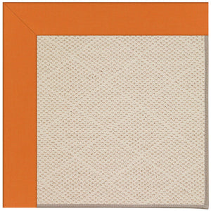 Capel Rugs Creative Concepts - Customizable Indoor/Outdoor Rugs With Fade & Stain Resistance For Lasting Beauty Canvas Tangerine 100% Olefin Base W,Border 1993rs07091000815