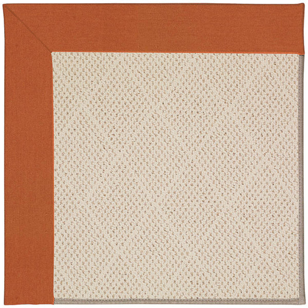 Capel Rugs Creative Concepts - Customizable Indoor/Outdoor Rugs With Fade & Stain Resistance For Lasting Beauty Canvas Rust 100% Olefin Base W,Border 1993gs0709837