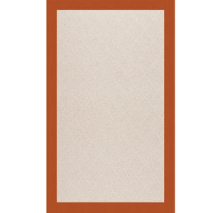 Capel Rugs Creative Concepts - Customizable Indoor/Outdoor Rugs With Fade & Stain Resistance For Lasting Beauty Canvas Rust 100% Olefin Base W,Border 1993rs07090709837