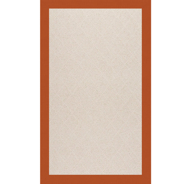 Capel Rugs Creative Concepts - Customizable Indoor/Outdoor Rugs With Fade & Stain Resistance For Lasting Beauty Canvas Rust 100% Olefin Base W,Border 1993rs07090709837