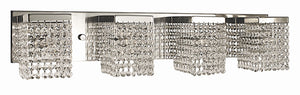 Framburg 4-light Stunning Crystal Gemini Sconce - Handcrafted Elegance Made In The U.S.A For Your Home Polished Silver With Clear Crystal Metal 1994 Ps