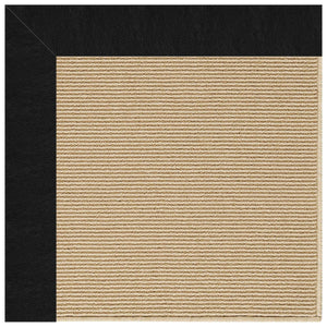 Capel Rugs Creative Concepts - Customizable Indoor And Outdoor Rugs For Unique Spaces With Stylish Durability Classic Black 100% Olefin Base W,Border 1995gs0709312