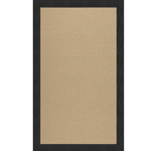 Capel Rugs Creative Concepts - Customizable Indoor And Outdoor Rugs For Unique Spaces With Stylish Durability Canvas Black 100% Olefin Base W,Border 1995rs03000500314
