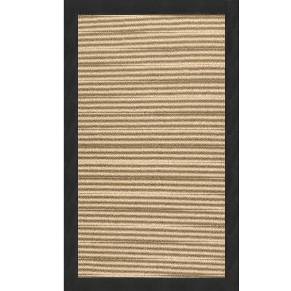 Capel Rugs Creative Concepts - Customizable Indoor And Outdoor Rugs For Unique Spaces With Stylish Durability Canvas Black 100% Olefin Base W,Border 1995rs03000500314