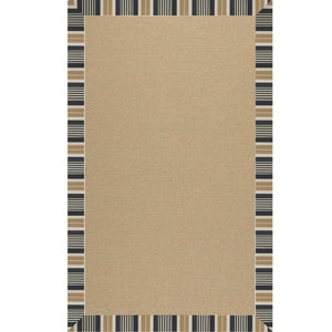 Capel Rugs Creative Concepts - Customizable Indoor And Outdoor Rugs For Unique Spaces With Stylish Durability Long Hill Ebony 100% Olefin Base W,Border 1995rs07090709340