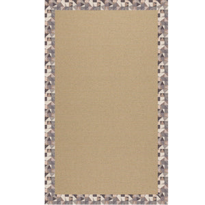 Capel Rugs Creative Concepts - Customizable Indoor And Outdoor Rugs For Unique Spaces With Stylish Durability Geo Bronze 100% Olefin Base W,Border 1995rs00240036726