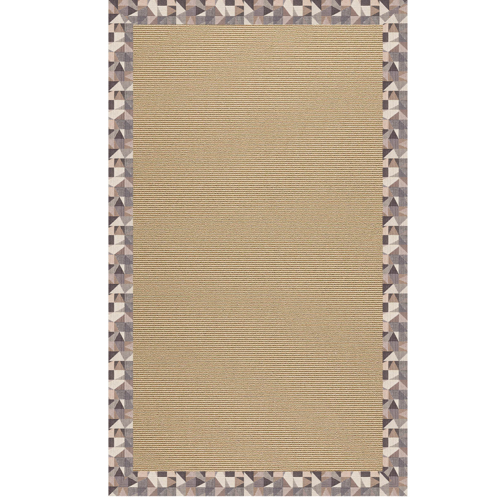 Capel Rugs Creative Concepts - Customizable Indoor And Outdoor Rugs For Unique Spaces With Stylish Durability Geo Bronze 100% Olefin Base W,Border 1995rs05000800726