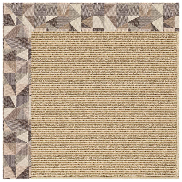 Capel Rugs Creative Concepts - Customizable Indoor And Outdoor Rugs For Unique Spaces With Stylish Durability Geo Bronze 100% Olefin Base W,Border 1995rs00240036726