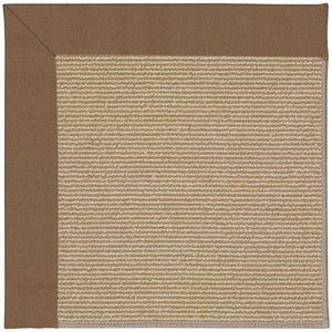Capel Rugs Creative Concepts - Customizable Indoor And Outdoor Rugs For Unique Spaces With Stylish Durability Canvas Cocoa 100% Olefin Base W,Border 1995gs0709747