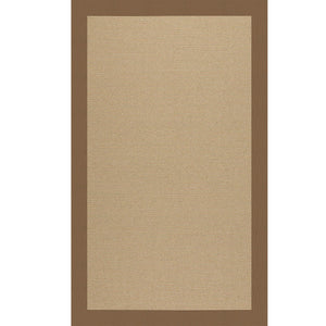 Capel Rugs Creative Concepts - Customizable Indoor And Outdoor Rugs For Unique Spaces With Stylish Durability Canvas Cocoa 100% Olefin Base W,Border 1995rs07090709747