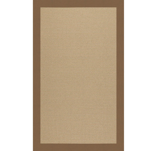 Capel Rugs Creative Concepts - Customizable Indoor And Outdoor Rugs For Unique Spaces With Stylish Durability Canvas Cocoa 100% Olefin Base W,Border 1995rs07090709747