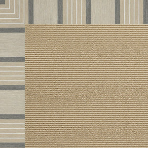 Capel Rugs Creative Concepts - Customizable Indoor And Outdoor Rugs For Unique Spaces With Stylish Durability Cove Pebble 100% Olefin Base W,Border 1995gs1000755