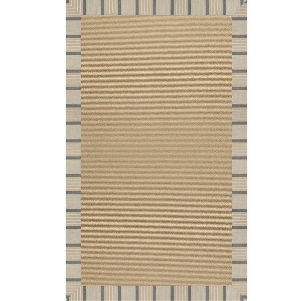 Capel Rugs Creative Concepts - Customizable Indoor And Outdoor Rugs For Unique Spaces With Stylish Durability Cove Pebble 100% Olefin Base W,Border 1995ns02061200755