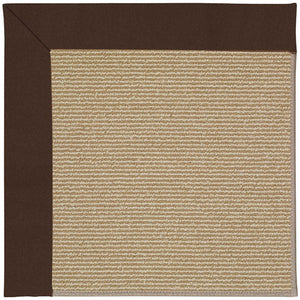 Capel Rugs Creative Concepts - Customizable Indoor And Outdoor Rugs For Unique Spaces With Stylish Durability Canvas Bay Brown 100% Olefin Base W,Border 1995gs0709787