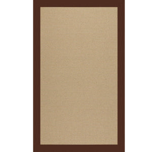 Capel Rugs Creative Concepts - Customizable Indoor And Outdoor Rugs For Unique Spaces With Stylish Durability Canvas Bay Brown 100% Olefin Base W,Border 1995rs07090709787