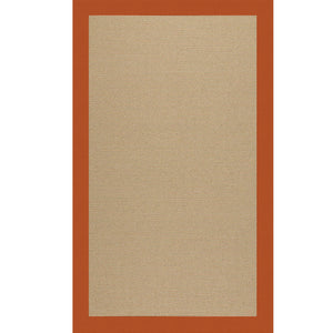 Capel Rugs Creative Concepts - Customizable Indoor And Outdoor Rugs For Unique Spaces With Stylish Durability Canvas Rust 100% Olefin Base W,Border 1995rs07091000837