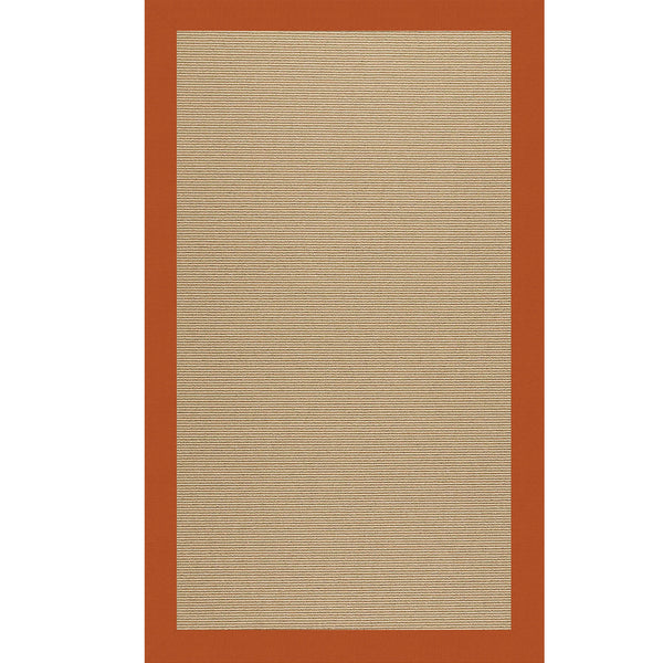 Capel Rugs Creative Concepts - Customizable Indoor And Outdoor Rugs For Unique Spaces With Stylish Durability Canvas Rust 100% Olefin Base W,Border 1995rs07091000837