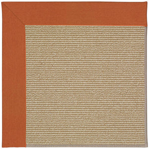 Capel Rugs Creative Concepts - Customizable Indoor And Outdoor Rugs For Unique Spaces With Stylish Durability Canvas Rust 100% Olefin Base W,Border 1995rs07091000837