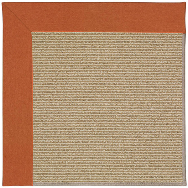 Capel Rugs Creative Concepts - Customizable Indoor And Outdoor Rugs For Unique Spaces With Stylish Durability Canvas Rust 100% Olefin Base W,Border 1995rs07090709837