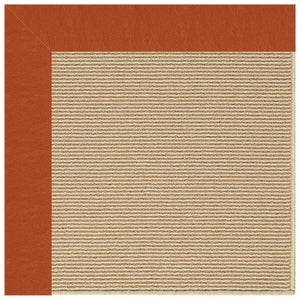 Capel Rugs Creative Concepts - Customizable Indoor And Outdoor Rugs For Unique Spaces With Stylish Durability Classic Persimmon 100% Olefin Base W,Border 1995gs0709846