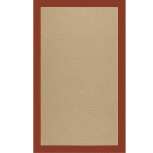 Capel Rugs Creative Concepts - Customizable Indoor And Outdoor Rugs For Unique Spaces With Stylish Durability Classic Persimmon 100% Olefin Base W,Border 1995rs07090709846