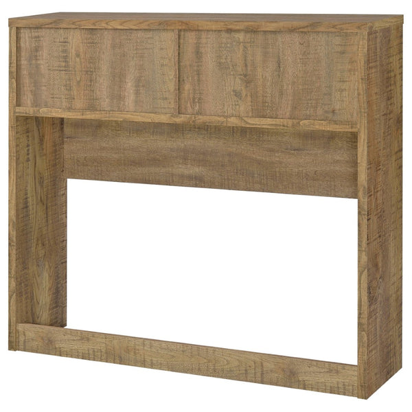 English Elm Geary Full Bedroom Set with Bookcase Headboard Usb Charging Nightstands Matte Finish Wood B062S01699