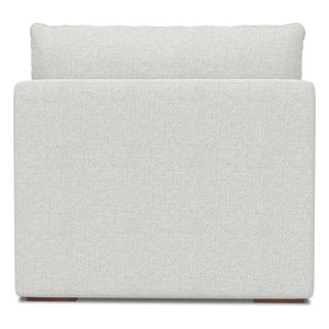 English Elm Jasmine Modular Center Sofa Module: Cloud Grey Comfort, Versatile Design, And Family-Friendly Durability B136P199272